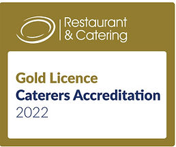 The license represents a recognized and accredited catering business, highlighting the legitimacy and high standard of servic