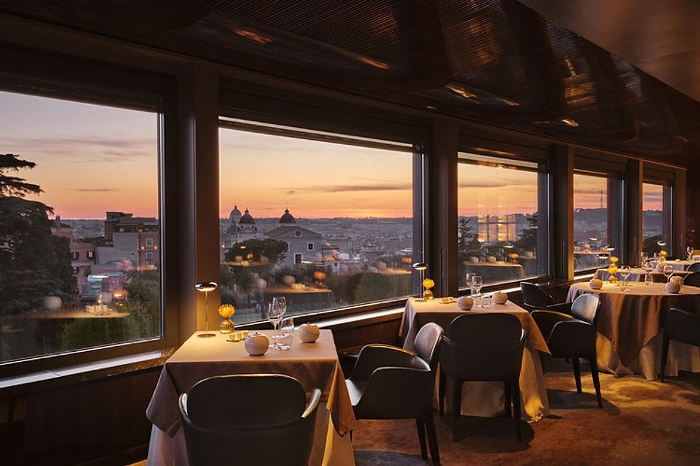 La Terrazza rooftop restaurant at Hotel Eden