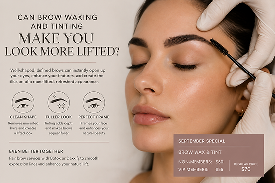 Can Brow Waxing and Tinting Make You Look More Lifted?