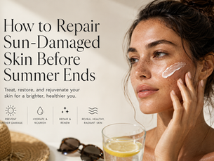 How to Repair Sun-Damaged Skin Before Summer Ends