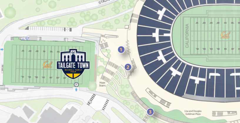 Tailgate Town Map