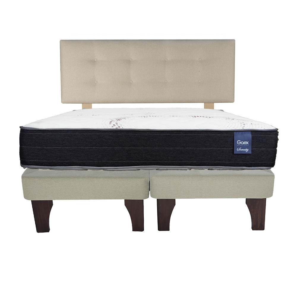 Miniatura: Cama 2 Plazas Europea 190 Berna Bajo