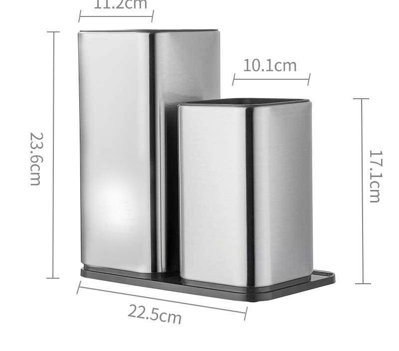 Thumbnail: 不銹鋼刀座 + 廚具桶 K10300001