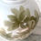Thumbnail: Ceramic Vase with Light Green and Metallic Gold Flowers