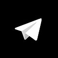 Telegram Logo Black