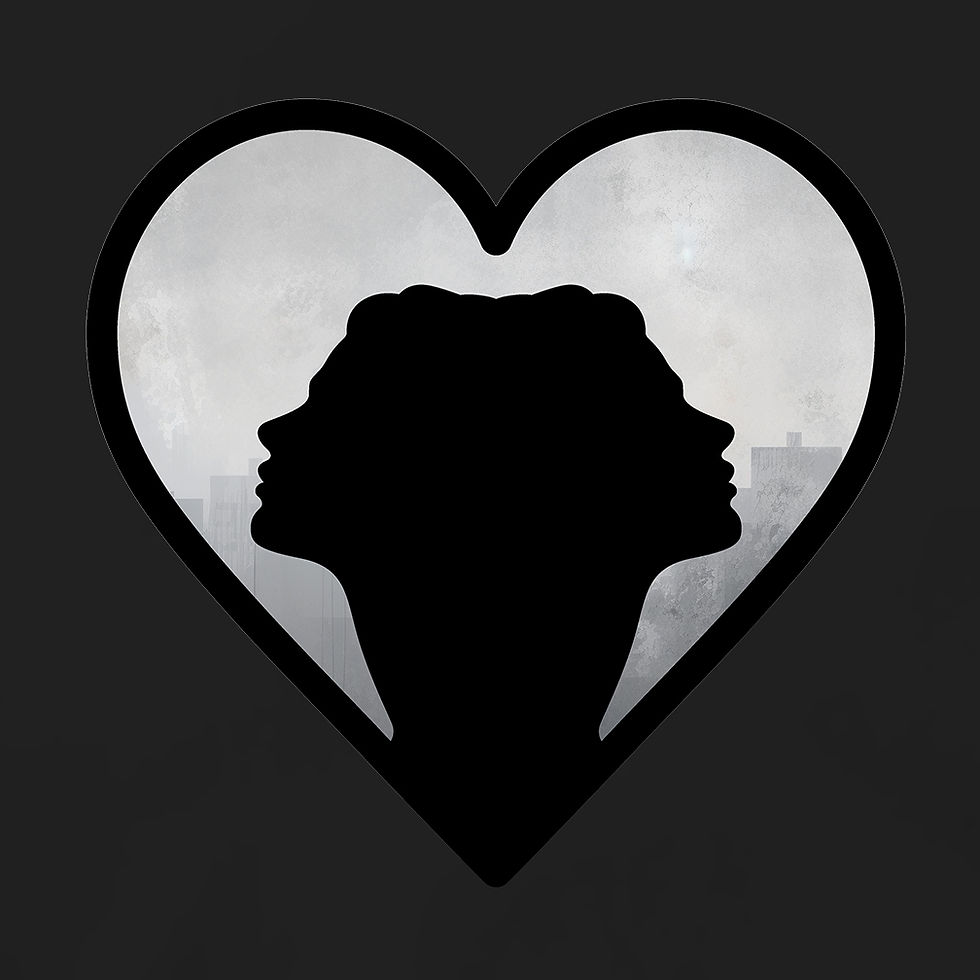 Thumbnail: Exhales Both Hearts - Women's Graphic T-Shirt