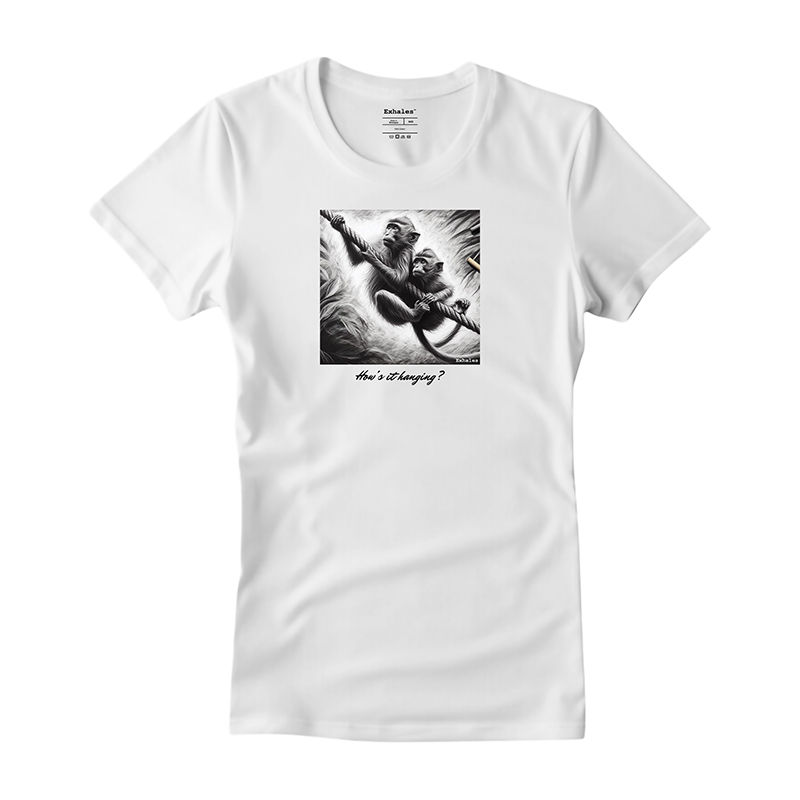 Exhales How's it Hanging? - Women's Graphic T-Shirt