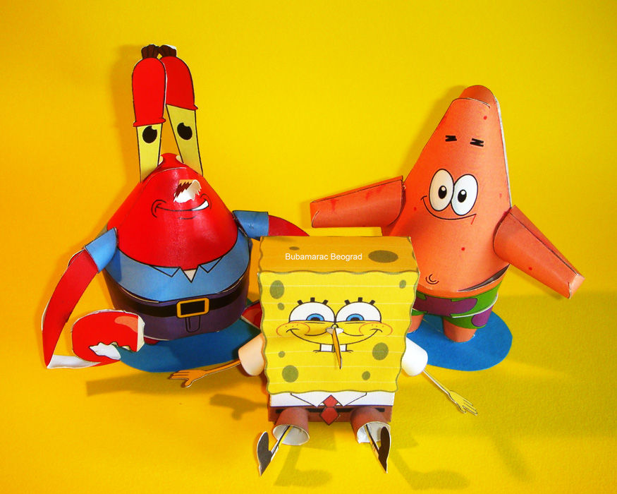 figurice za tortu sundjer bob evgenije kraba patrik