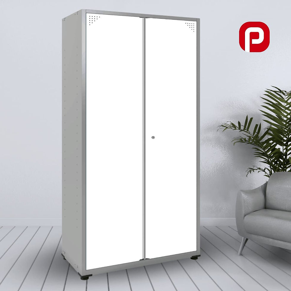 Miniatura: Armário de Aço Alto 2 Portas | Pandin