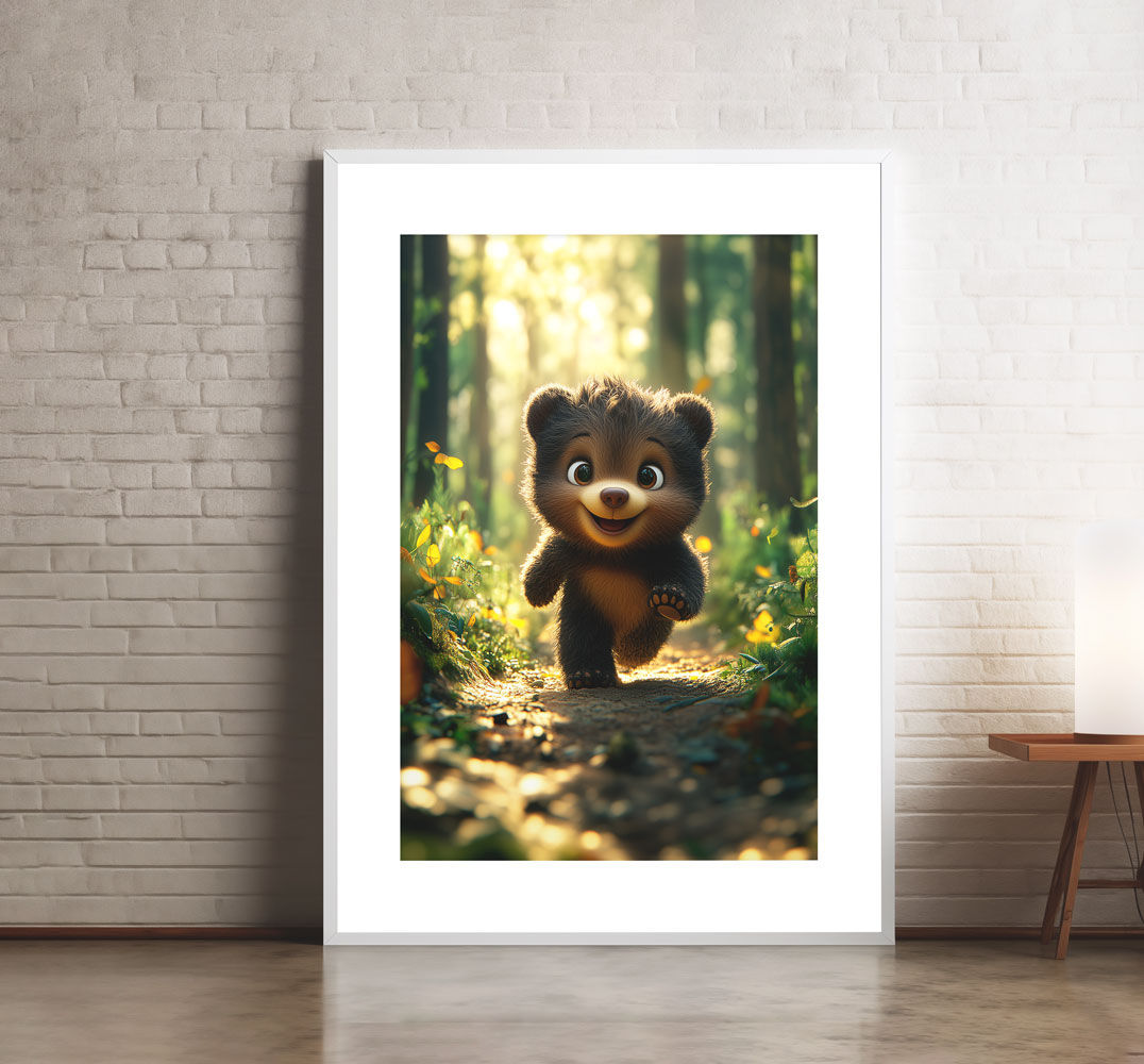 Bear Poster - Forest Tribe