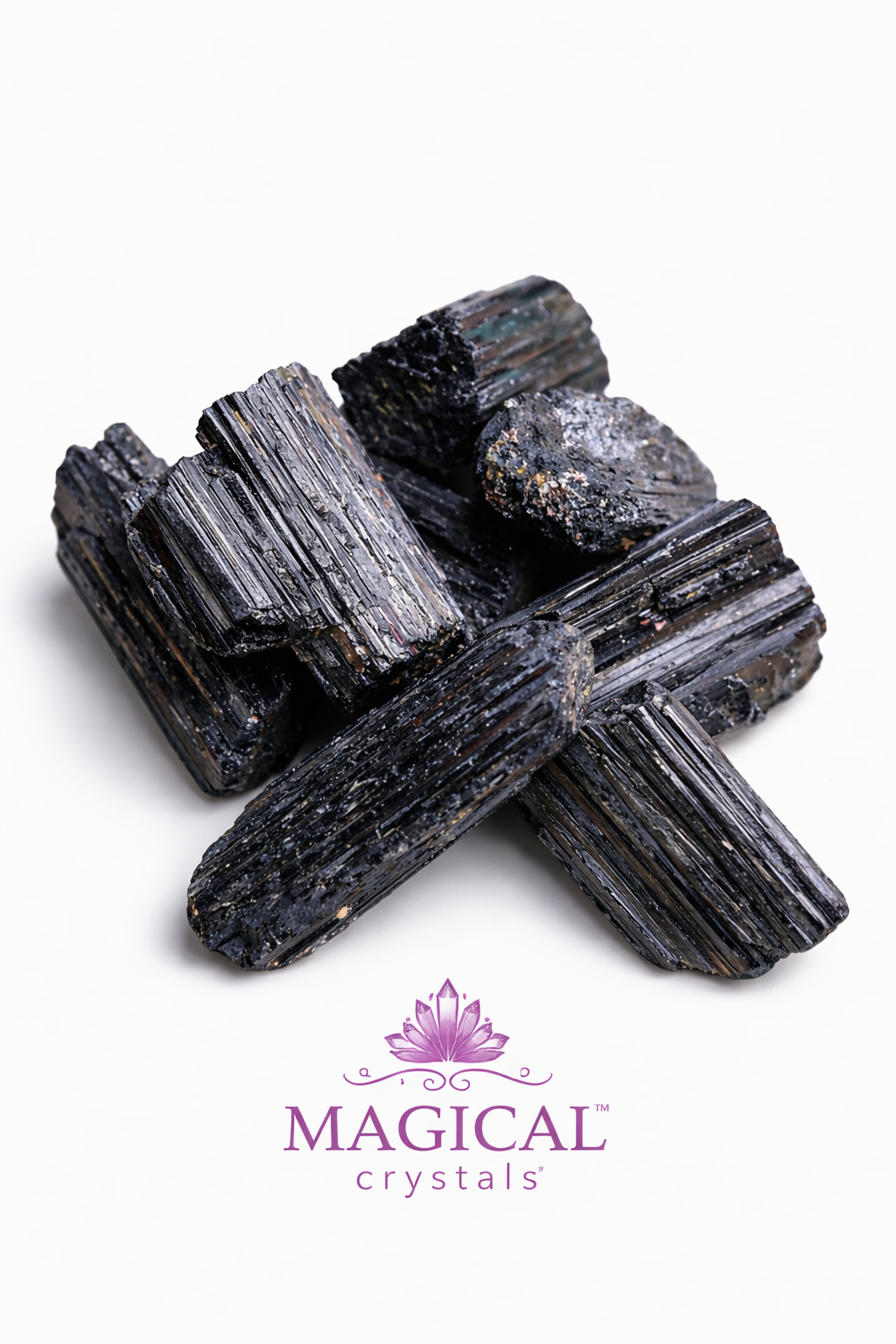Premium Natural Black Tourmaline Raw Stone