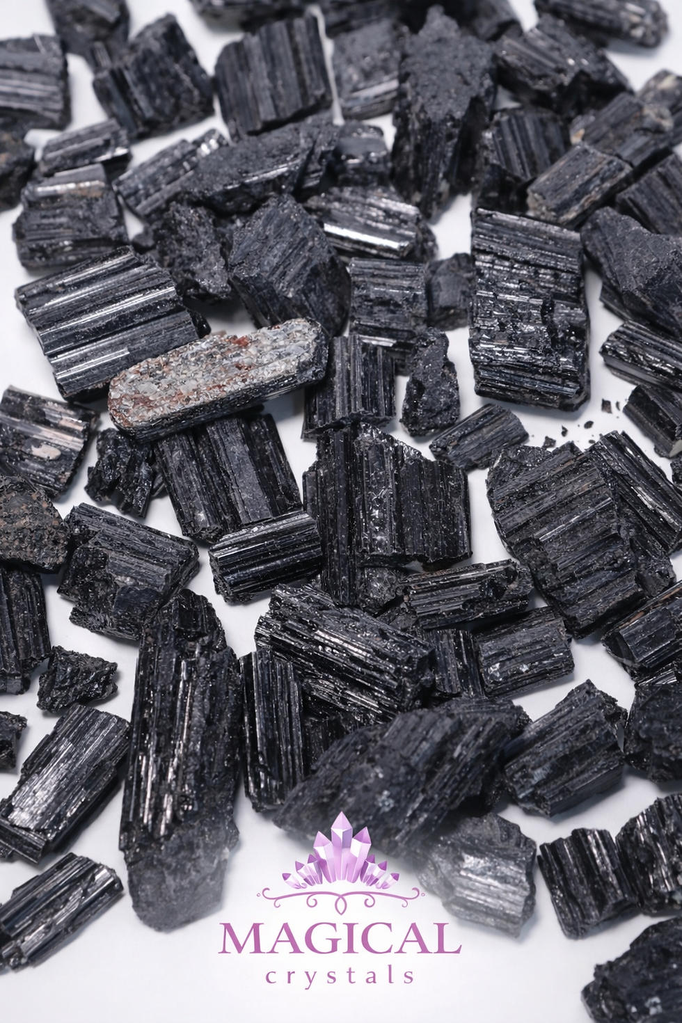 Thumbnail: Premium Natural Black Tourmaline Raw Stone