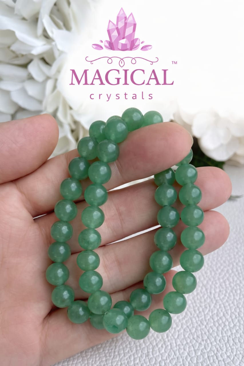 Green aventurine bracelet 8mm