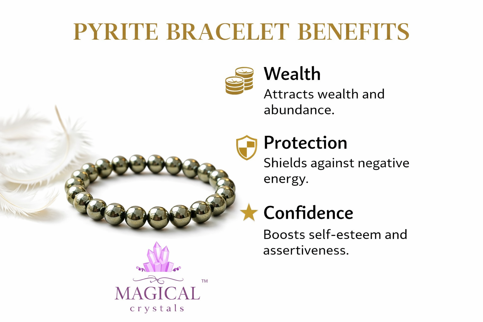 Natural Pyrite Bracelet