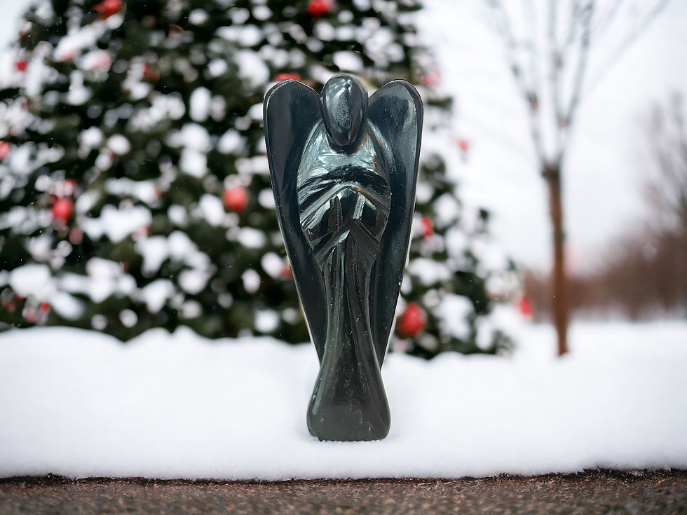 Thumbnail: Black Tourmaline Angel 3 inch