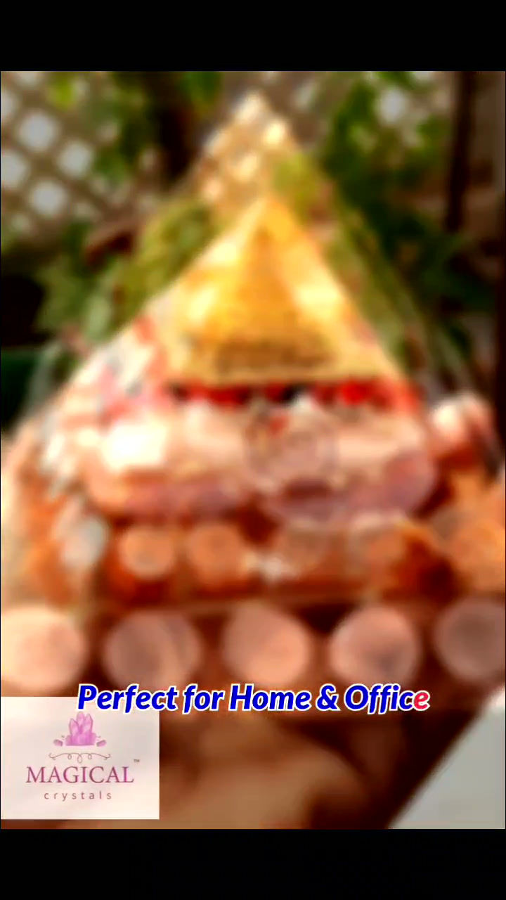 Thumbnail: Orgone Shree Yantra Healing Pyramid