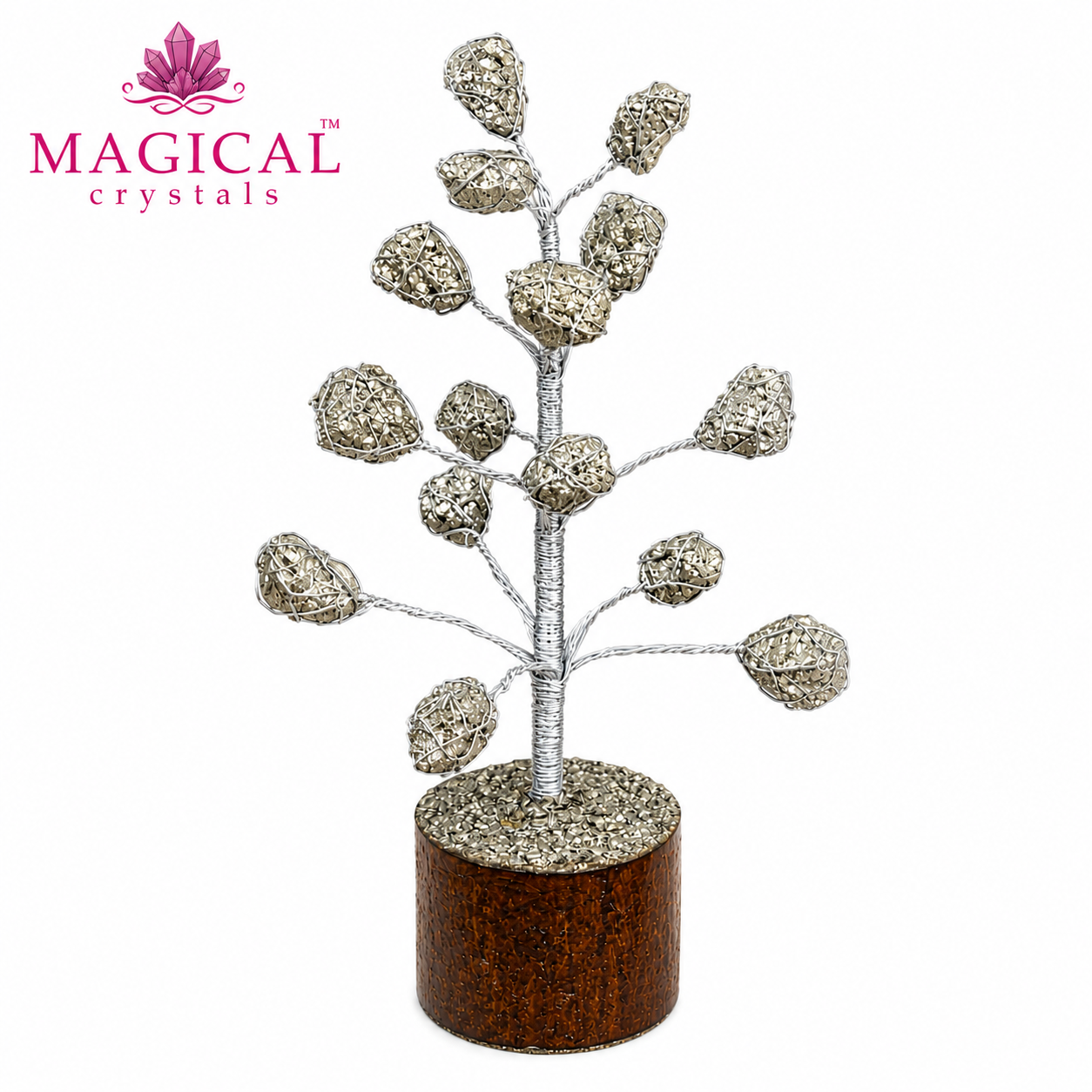 Natural Pyrite Money Tree – 9 Inch