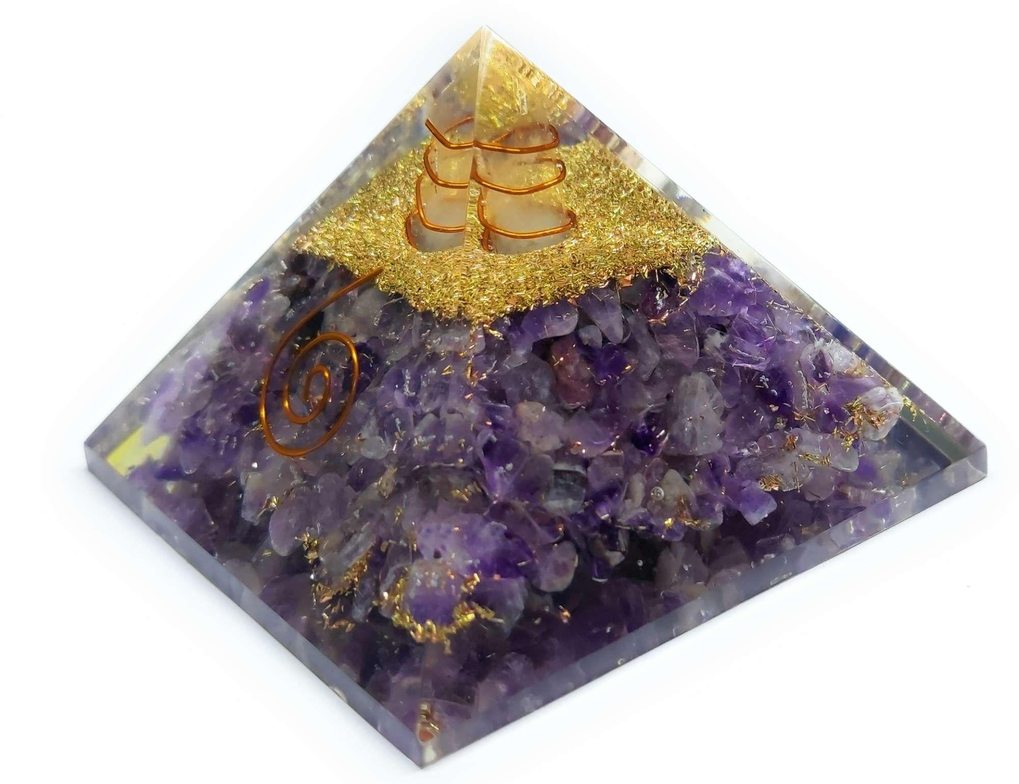 Amethyst Orogone Pyramid