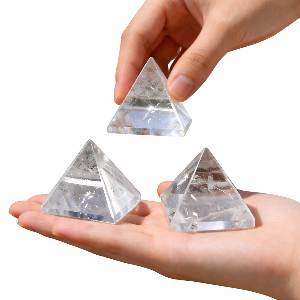 Thumbnail: Natural Clear Quartz Pyramid