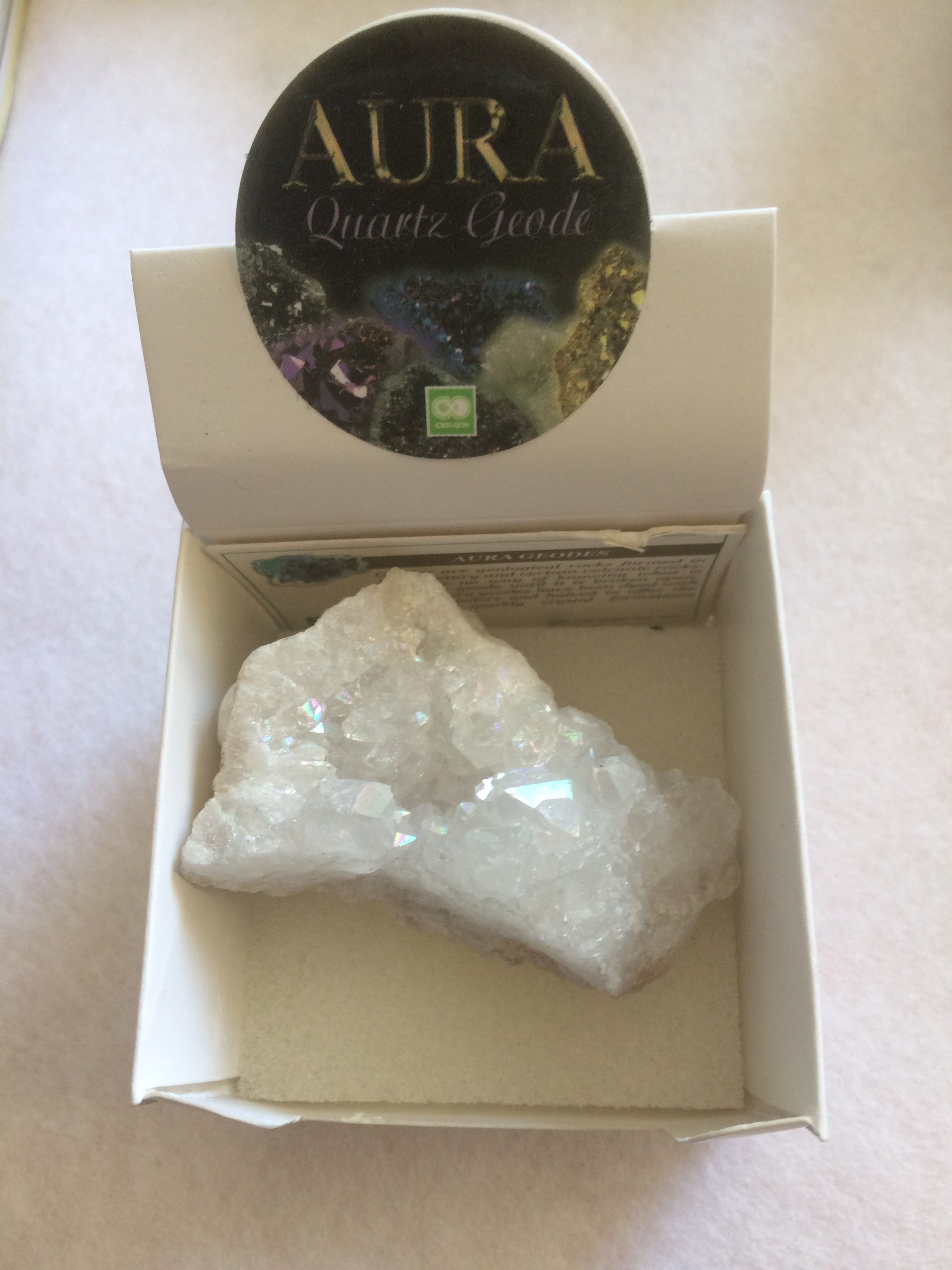 Aura Quartz Geode