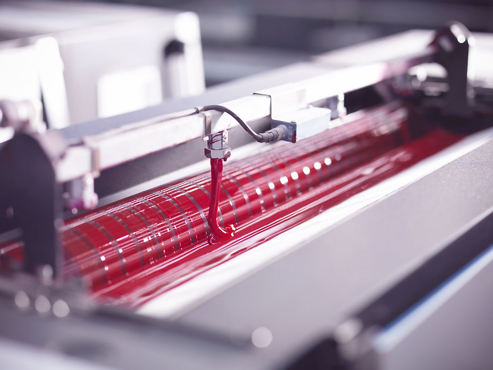 Printing Machine Closeup