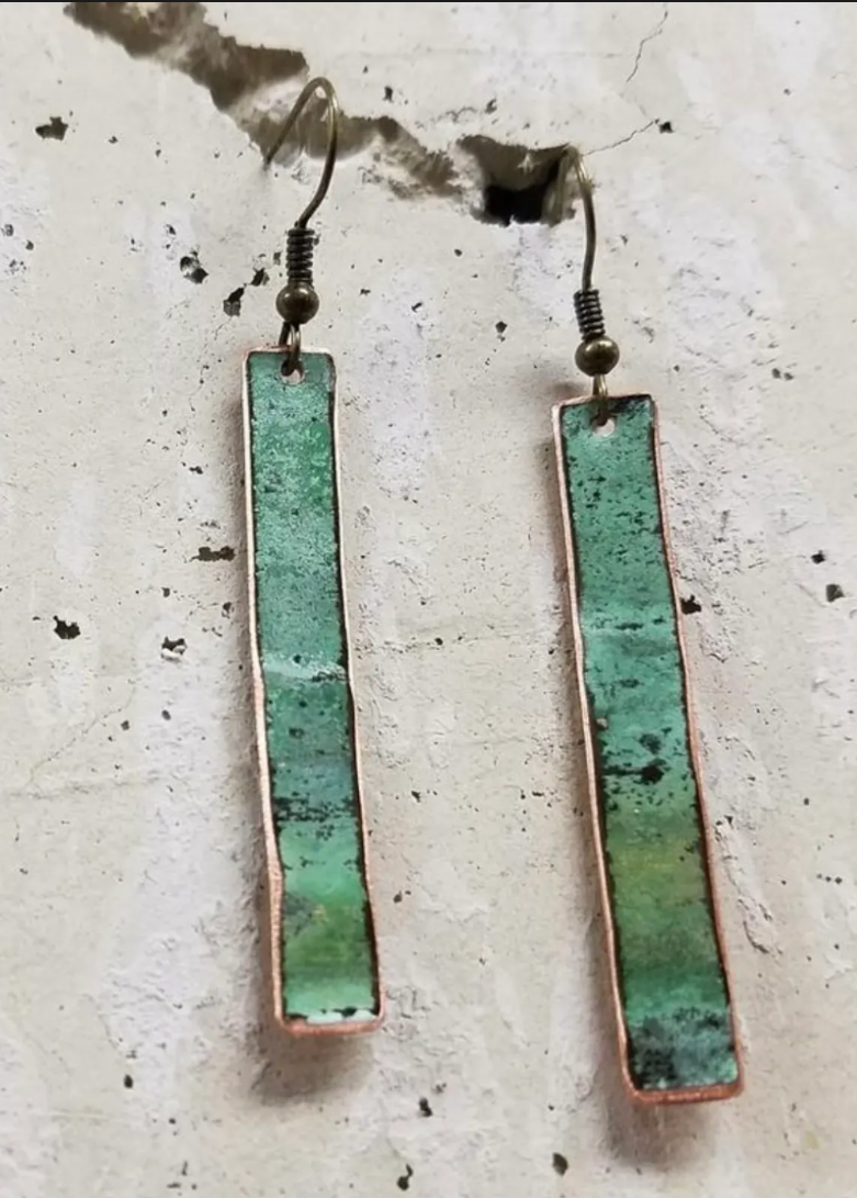 January MOTM: Recycled Copper Earrings with Karl Cook