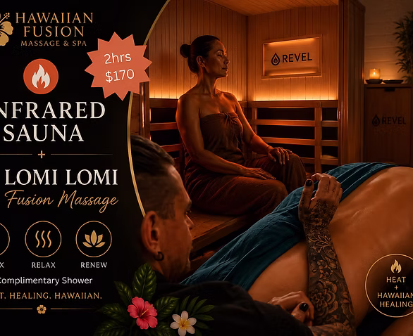 A peaceful setting for an Aloha Couples Massage experience.