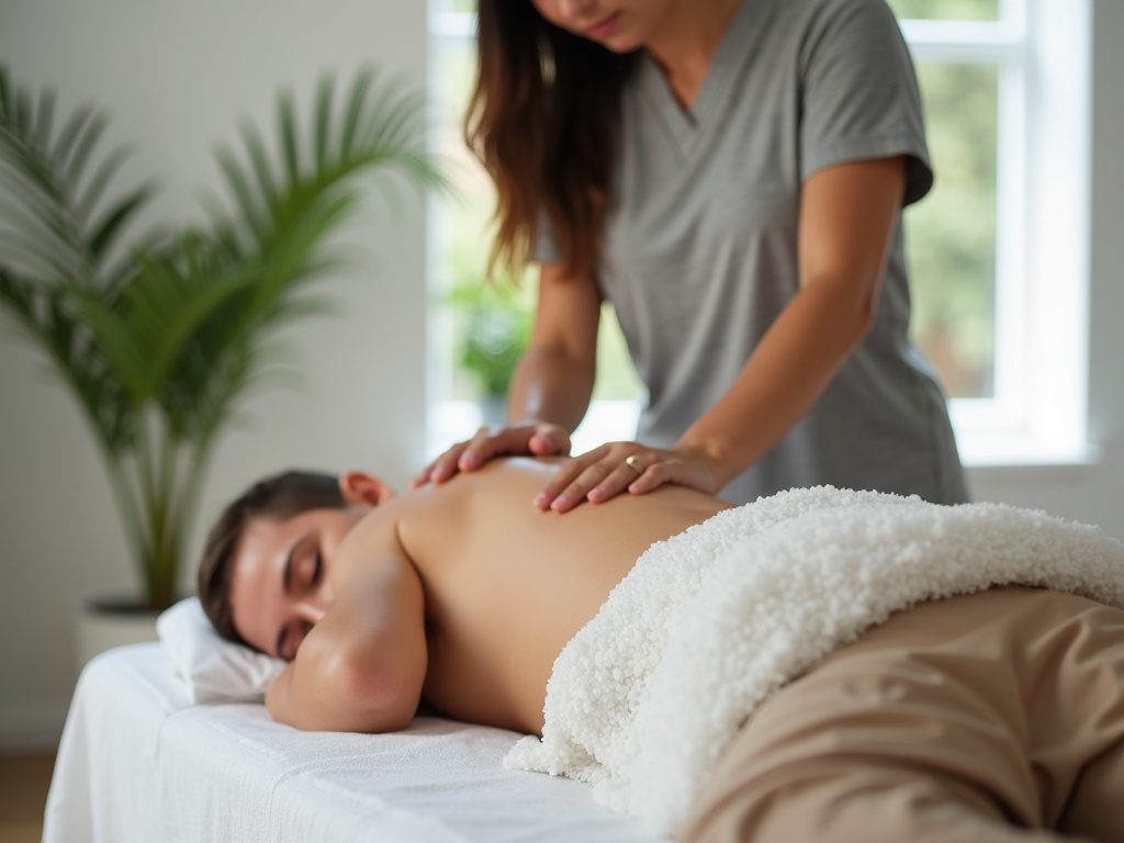 The image shows a serene environment representing massage practitioner wellness studio growth and news