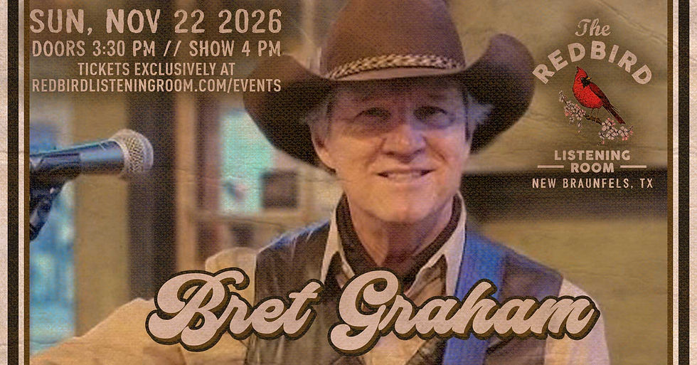 Bret Graham @ The Redbird - 4 pm