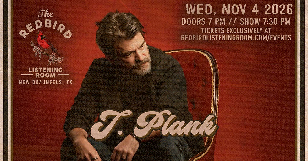 J. Plank @ The Redbird - 7:30 pm