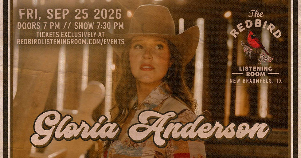 Gloria Anderson @ The Redbird - 7:30 pm