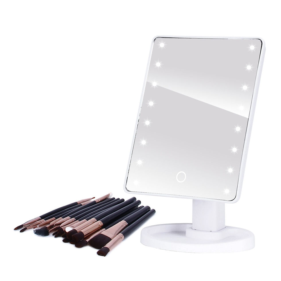 Thumbnail: Adjustable Touch-Screen LED Makeup Mirror + FREE GIFT