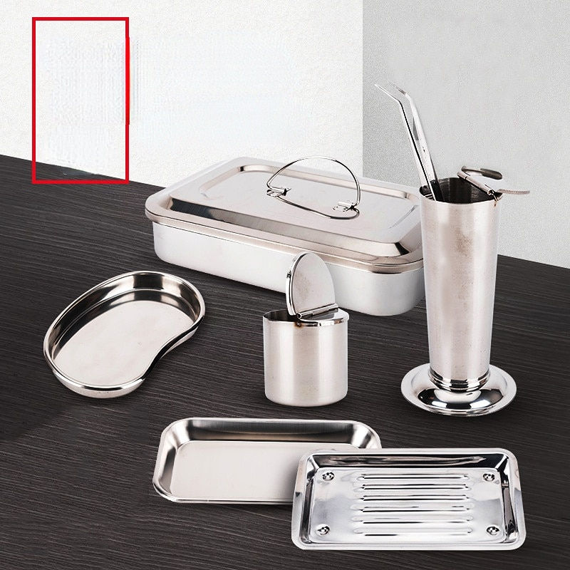 Thumbnail: Surgical Stainless Steel Sterilized Container Sets Medical Tattoo Accessories 