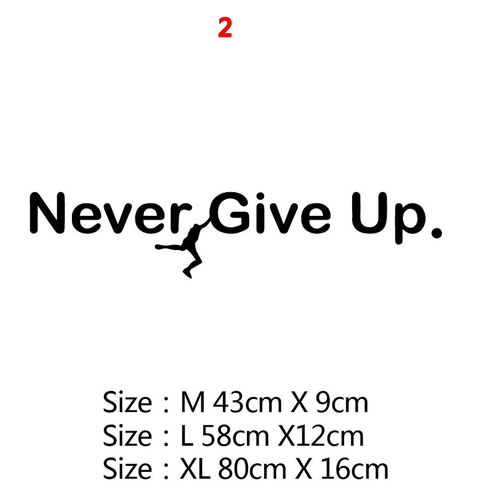 Thumbnail: Motivational Large Office Quotes Vinyl Wall Sticker Decals