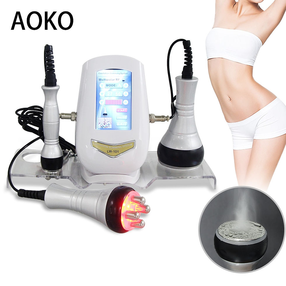 Thumbnail: 40K Cavitation Ultrasonic RF Multipolar Body Slimming & Facial Rejuvenation 