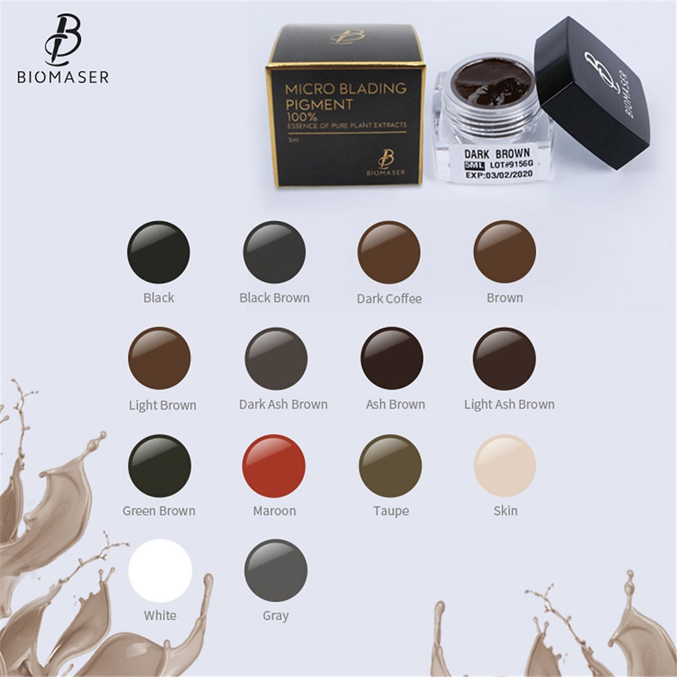 Thumbnail: Professional Biomaser Organic 3D Cream Cosmetic Tattoo Pigments - 5ml 
