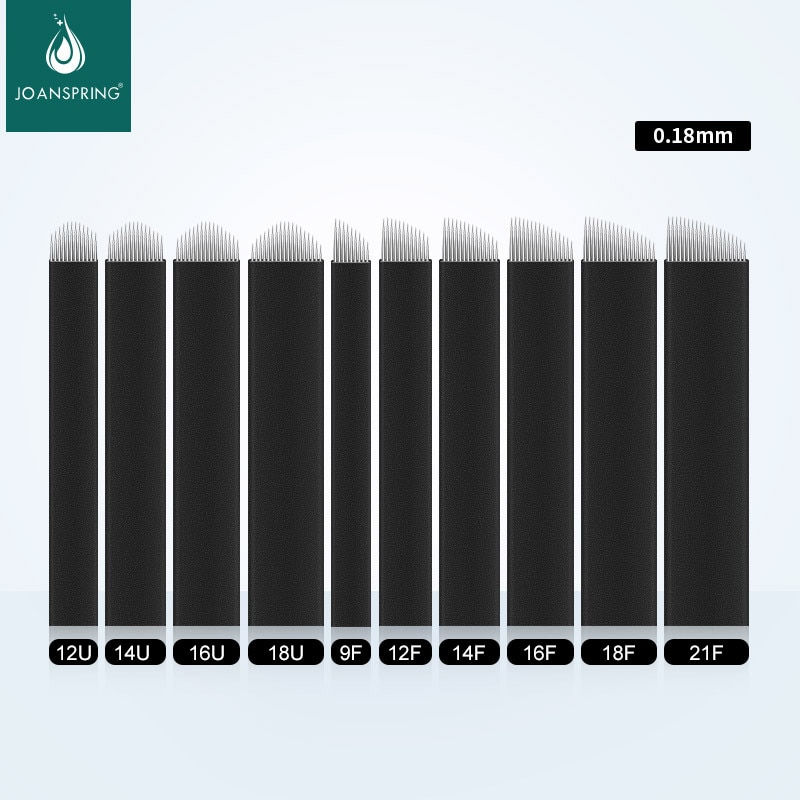 Thumbnail: Premium 0.18mm Nano Microblading Needles Eyebrow Manual Tattoo Needles Blade 