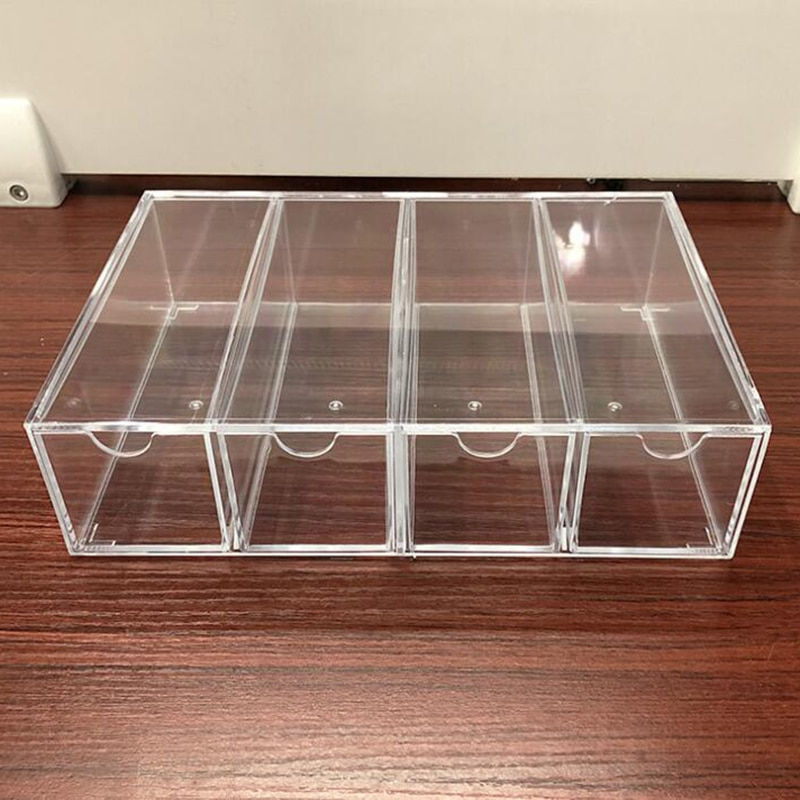 Thumbnail: 4 Drawer Acrylic Cosmetic Vanity Organizer 