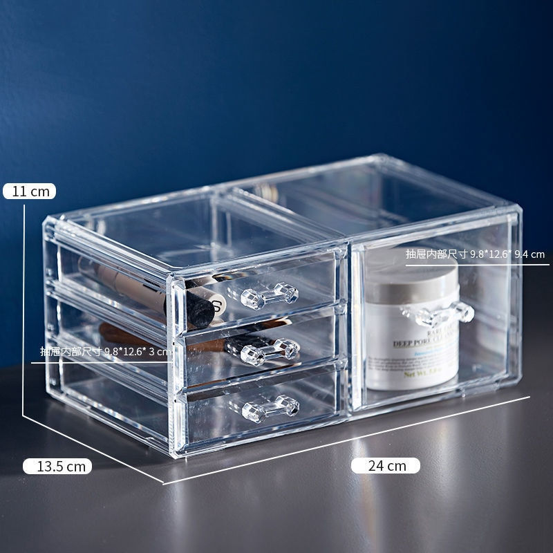 Thumbnail: Acrylic Storage Box With Drawers Organizer 