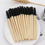 Thumbnail: 50Pcs Eco Friendly Bamboo Eyelash Brush Disposable Eyebrow Mascara Spoolie 