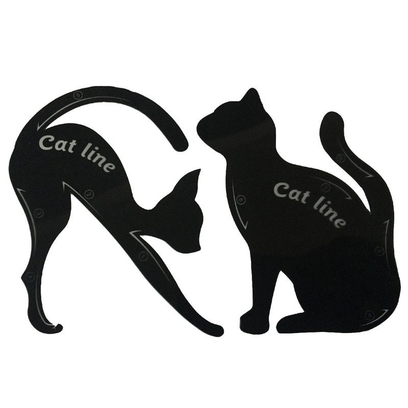Thumbnail: Permanent Makeup Cat Eye Eyeliner Stencil