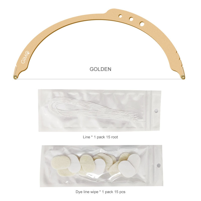 Thumbnail: Easy Positioning Eyebrow String Method Bow PMU Brow Mapping Measuring Tool 