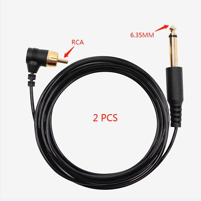 Thumbnail: Tattoo Clip Cord Power Cable 6.5mm DC For Tattoo Machine/Gun Supply Accessory