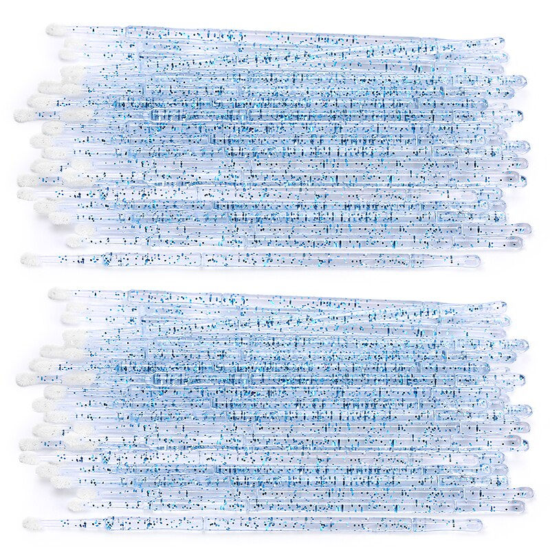 Thumbnail: Disposable Crystal Micro Brush Mascara Wands Applicator PMU MUA Accessories