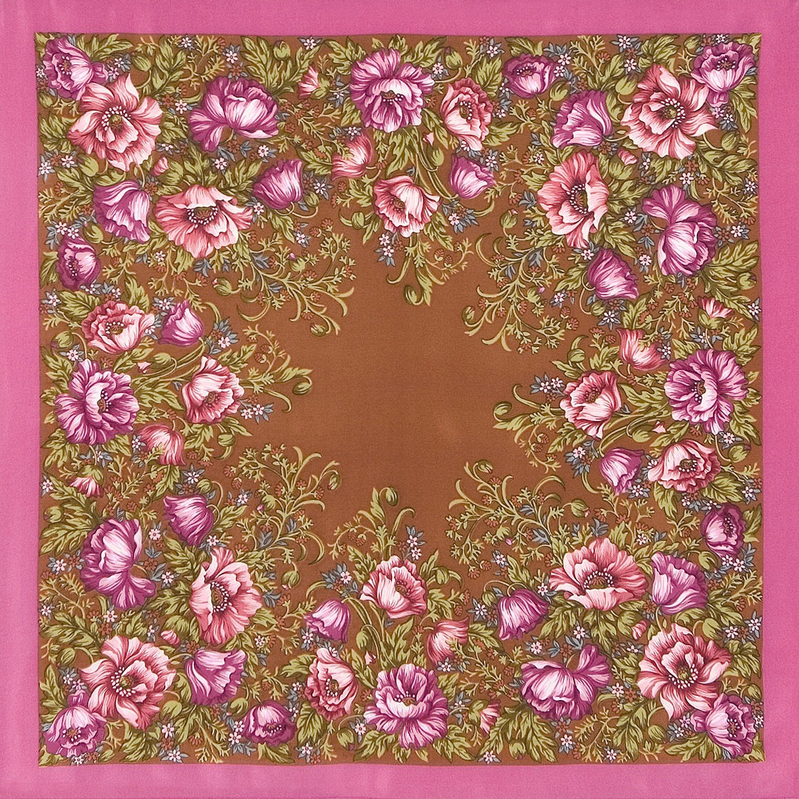 Платок «Цветущие маки» 3