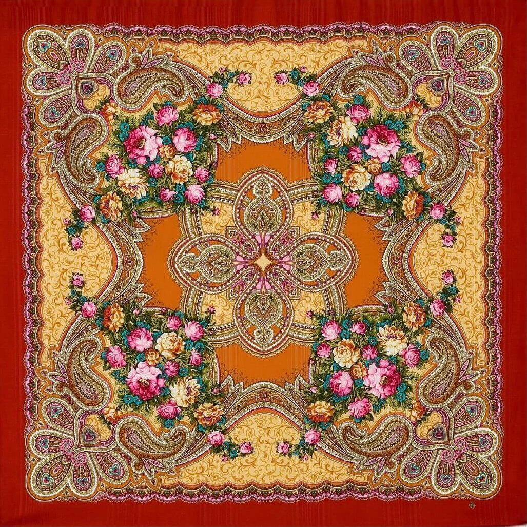 Платок «Любви желанная пора» 16