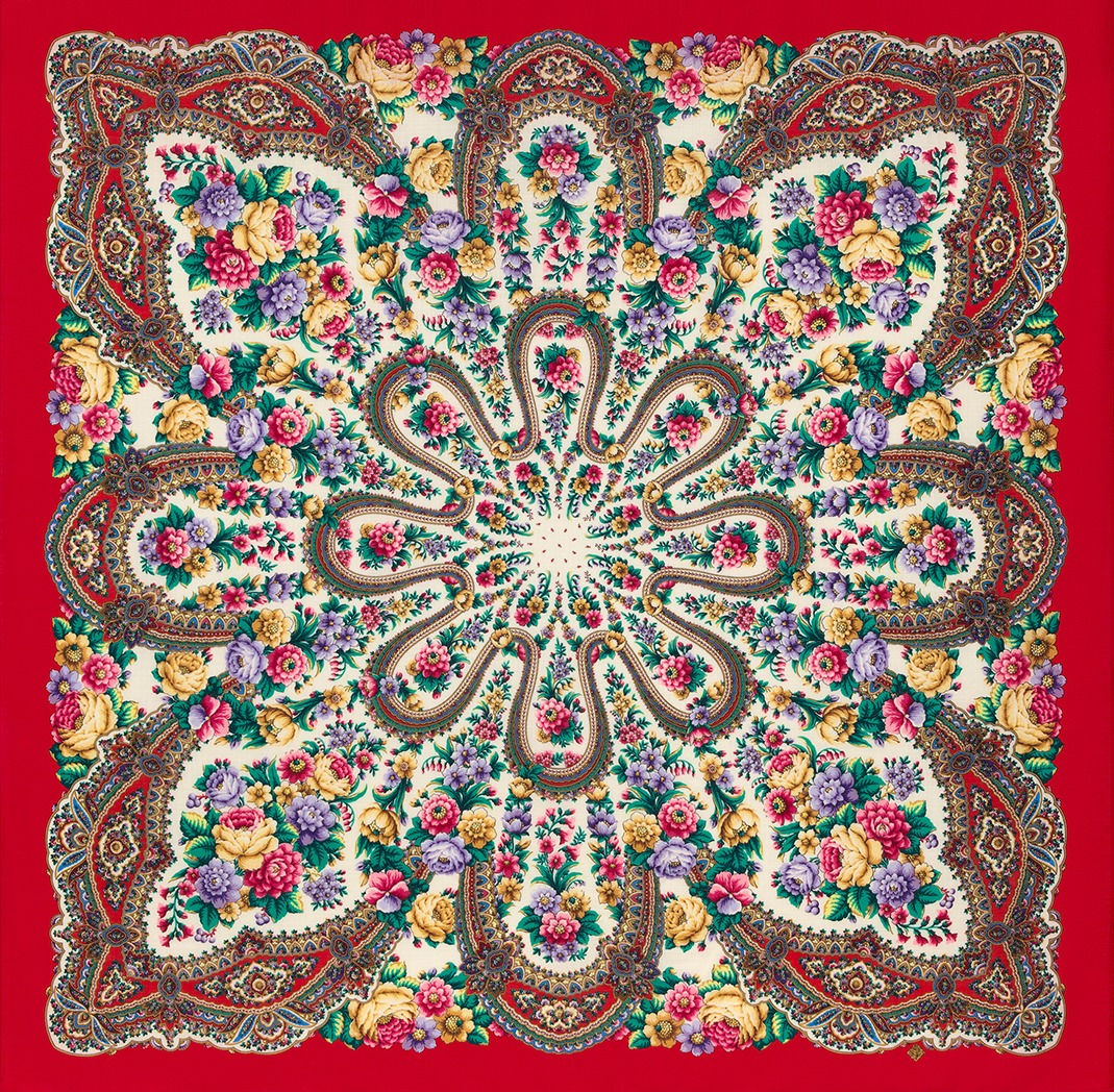 Платок «Дни любви и цветов» 5