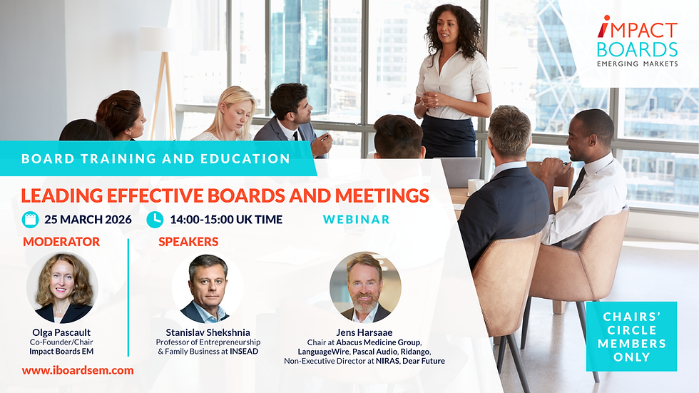 Leading Effective Boards and Meetings