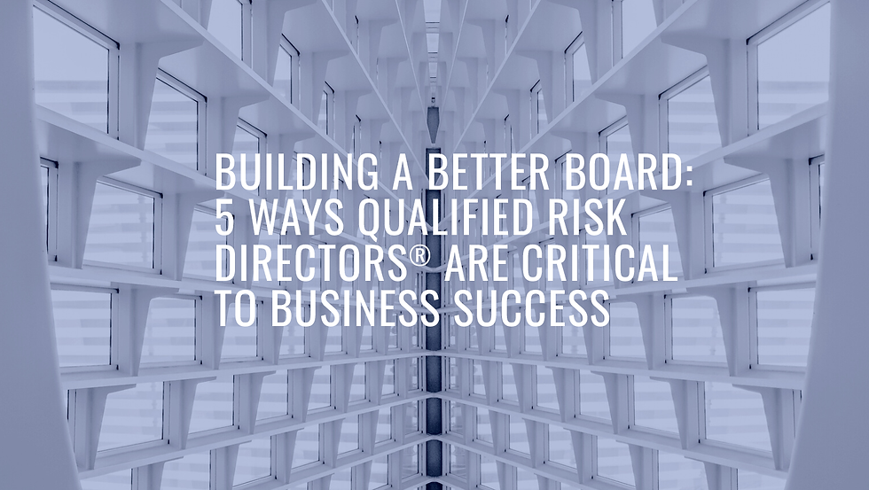 The DCRO Risk Governance Institute