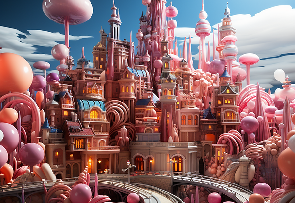 Imagen surreal creada con IA